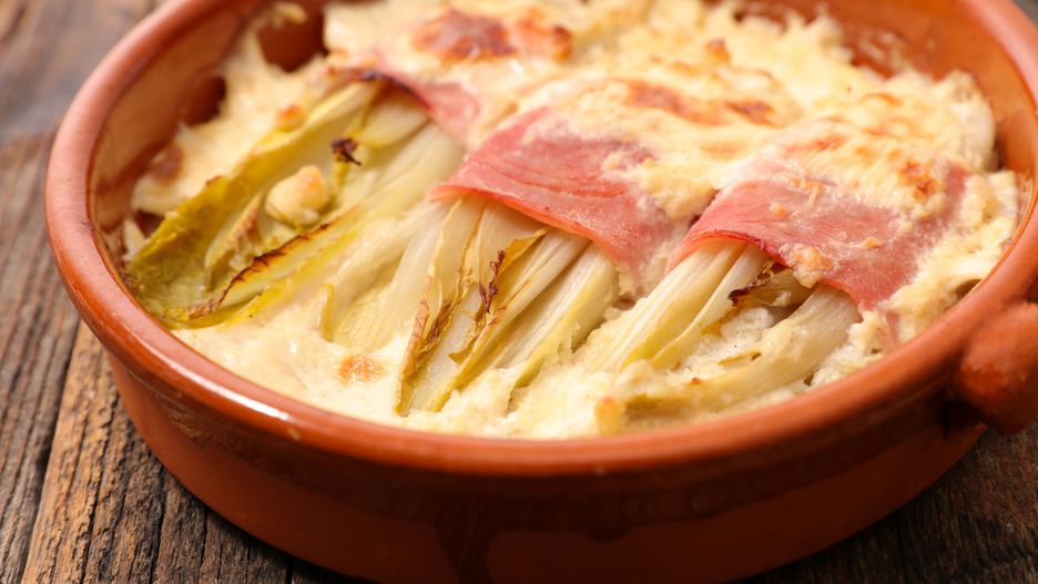 Cykoria zapiekana pod pierzynką