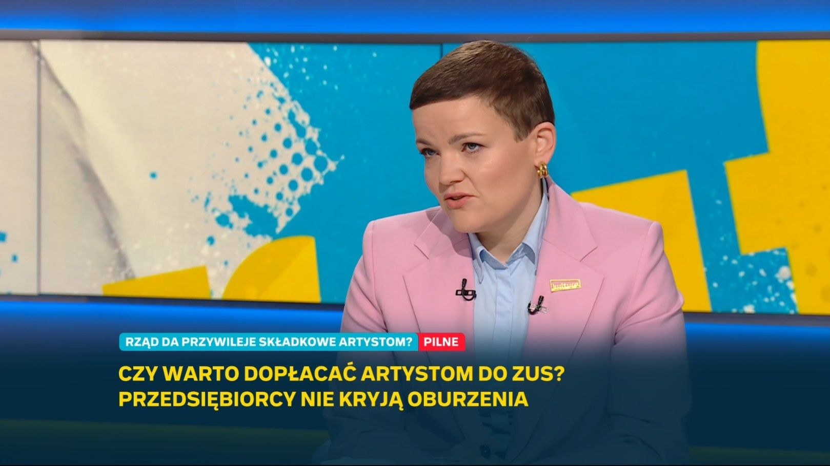 Marta Cienkowska w programie "Graffiti"