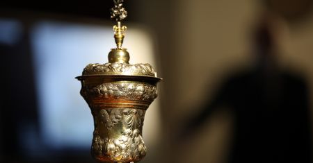 Najstarsze wzmianki o nim pochodzą z 1816 roku. Trafił właśnie na Wawel