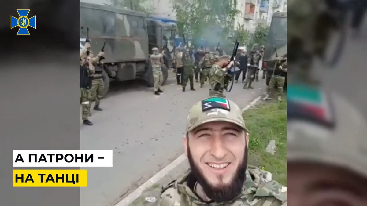 Służba Bezpieczeństwa Ukrainy opublikowała nagrania z telefonu jednego z żołnierzy Kadyrowa. Źródło: SBU/