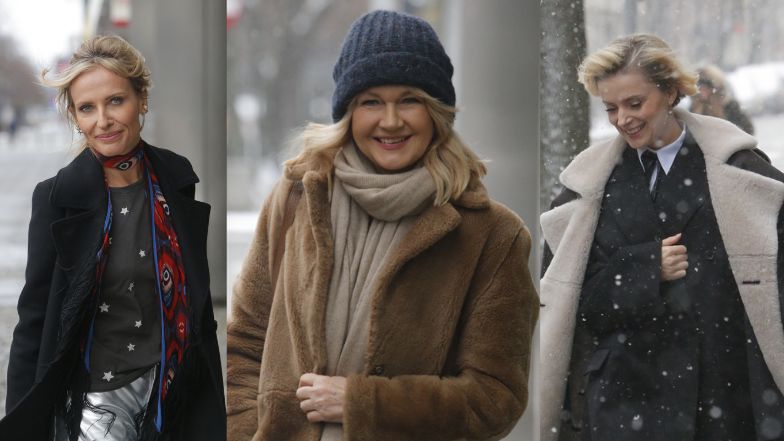 Gwiazdy pozują pod studiem "DDTVN"