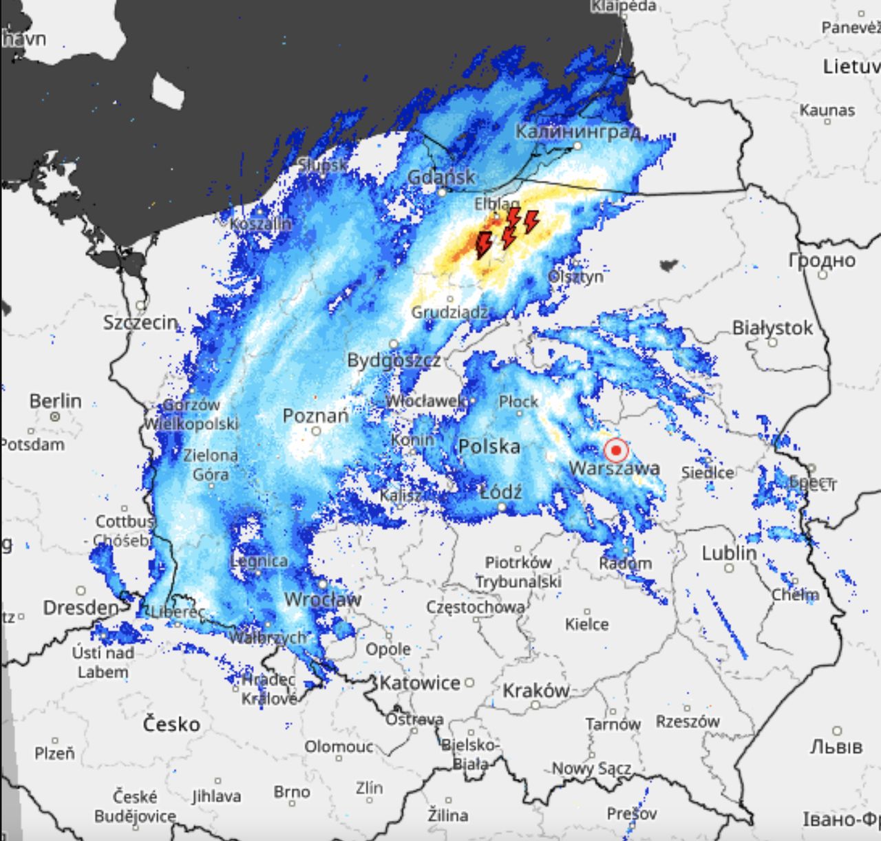 Zimowy armagedon. Burze śnieżne nad Polską