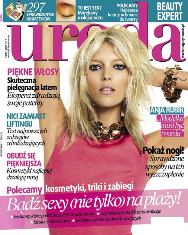 Anja Rubik na okładce "Urody"! (FOTO)