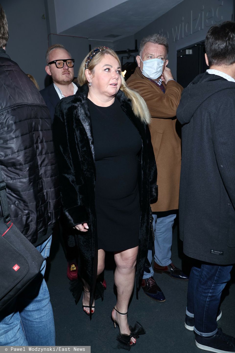 Katarzyna Niezgoda z partnerem w teatrze