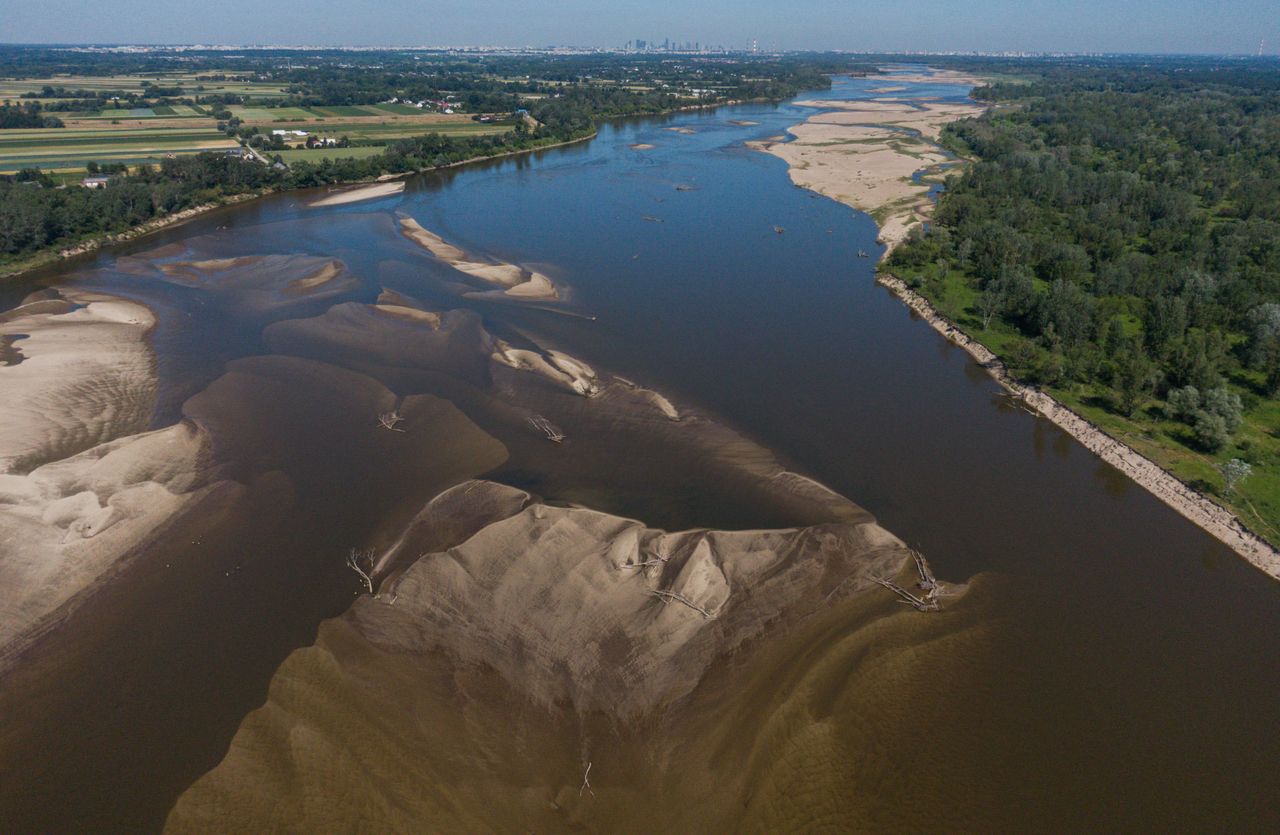 Wisła najniższa w historii pomiarów. Tak źle jeszcze nie było