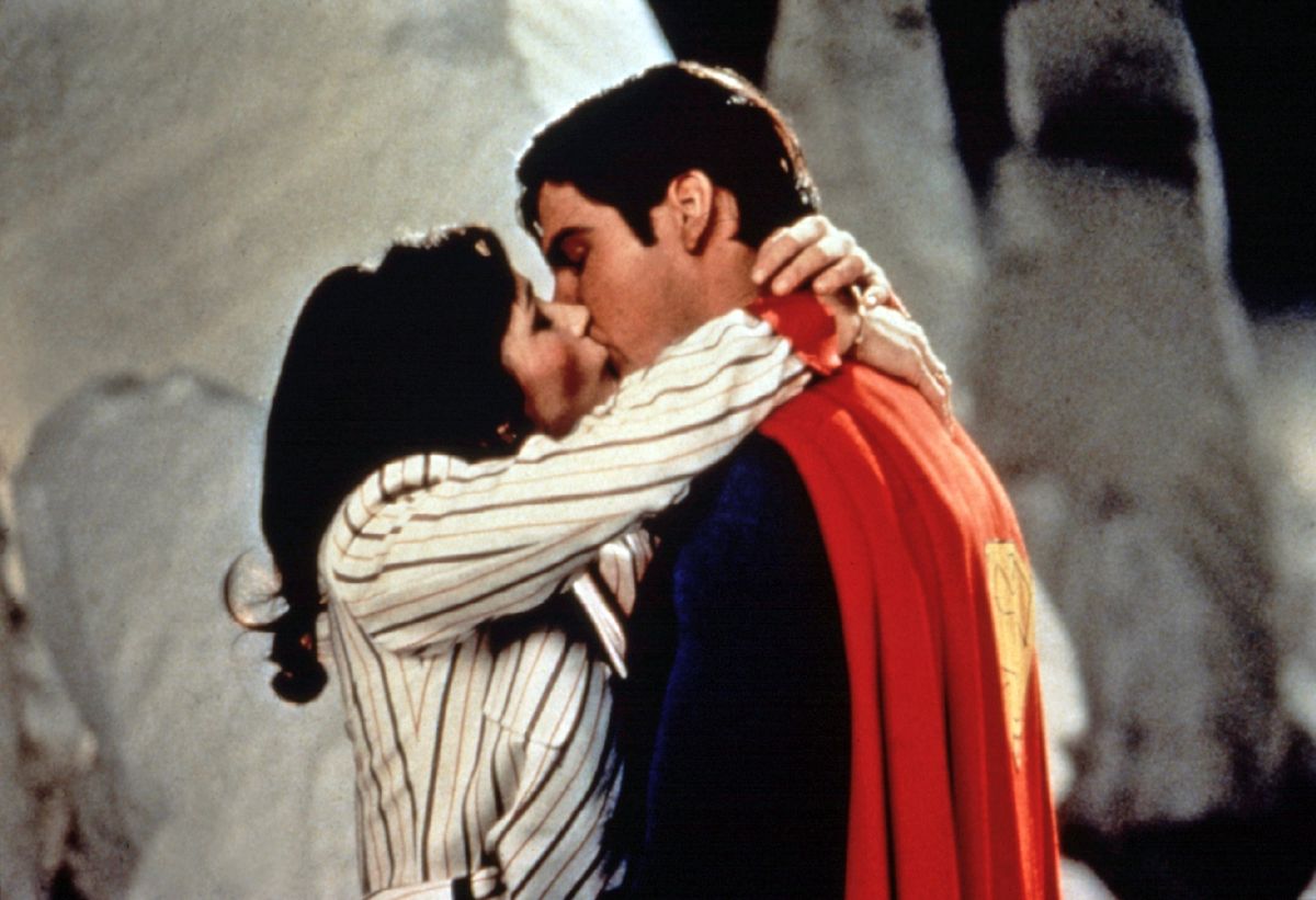 Christopher Reeve, Margot Kidder; kadr z filmu "Superman"