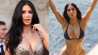 Kim Kardashian w SKĄPYM bikini pręży się na jachcie (FOTO)
