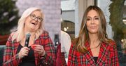 Małgorzata Rozenek czy Anna z "Sanatorium miłości": która modnisia prezentowała się lepiej w kraciastej marynarce? (ZDJĘCIA)