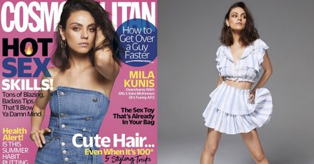 Dawno niewidziana Mila Kunis pręży się w sesji dla "Cosmo"