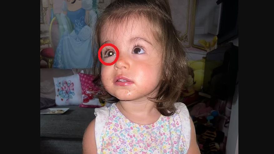 Przy obiedzie zauważyła w oku córki "biały pierścień". Był objawem groźnego nowotworu