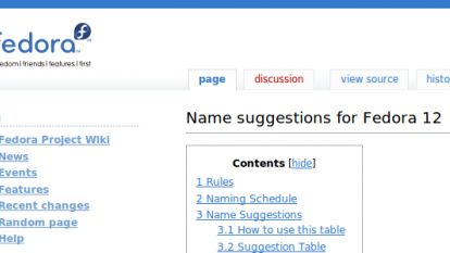 Fedora 12 i jej nowa nazwa kodowa 1