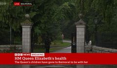 BBC nagle zmienia program ze względu na stan zdrowia Elżbiety II