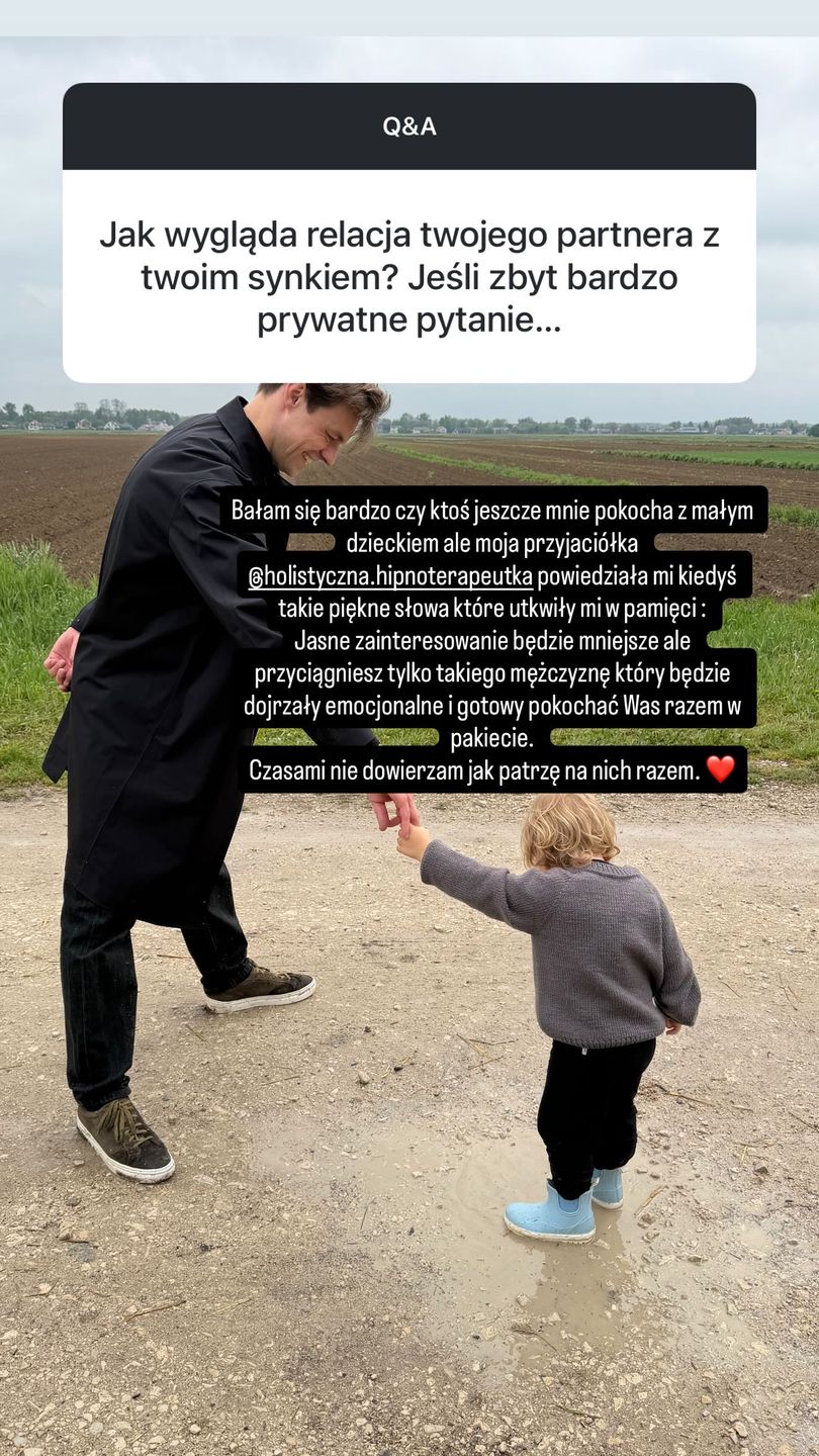 Wpis Sandry Kubickiej na Instagramie