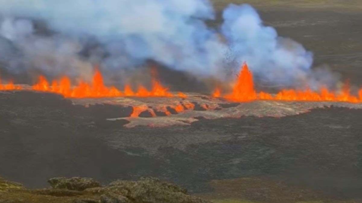 Erupcja wulkanu na Islandi