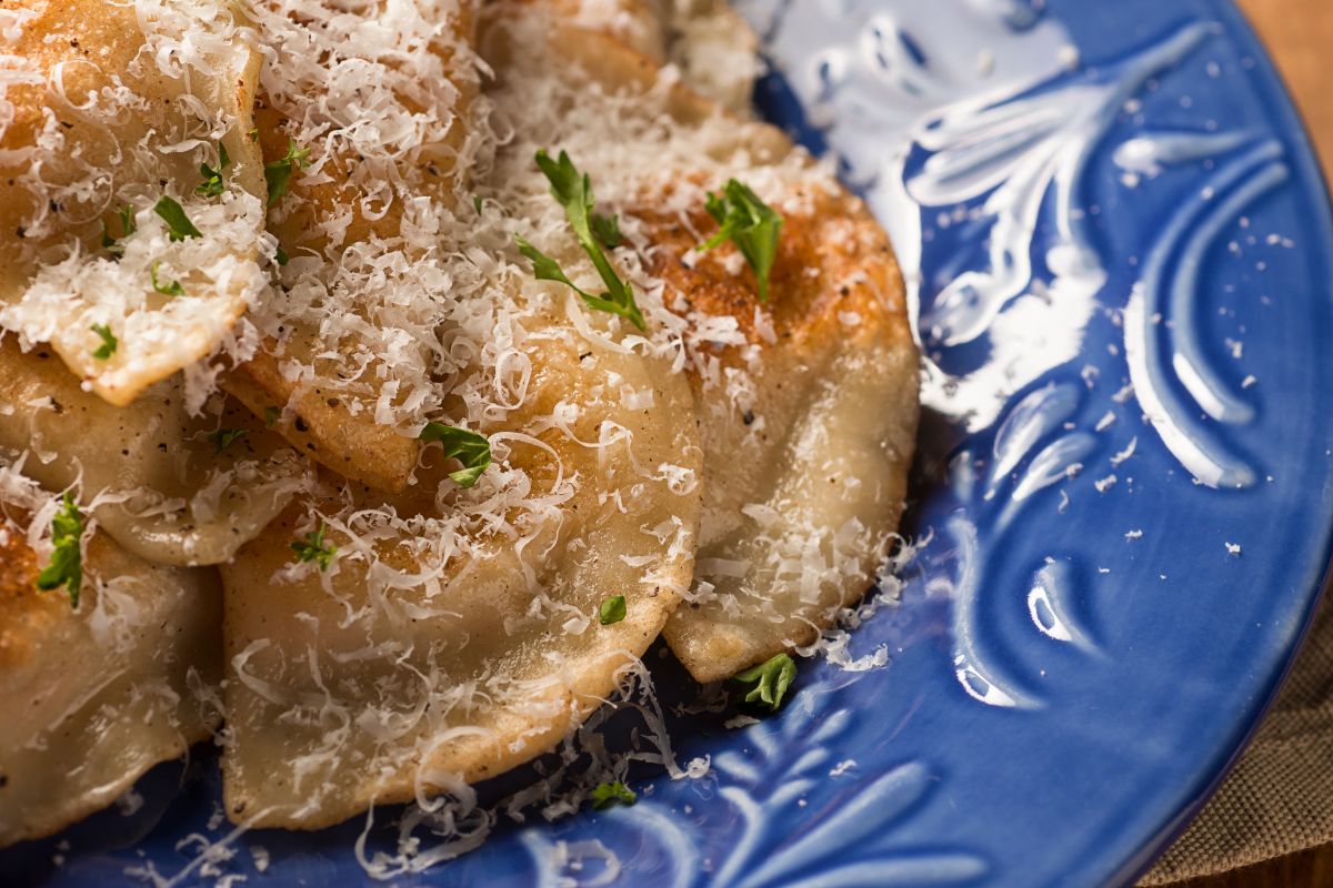 Pierogi z soczewicą na Środę Popielcową