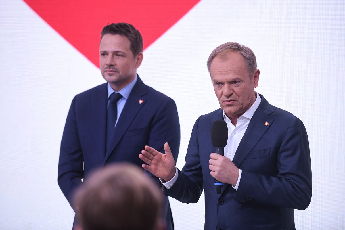 Rafał Trzaskowski i Donald Tusk