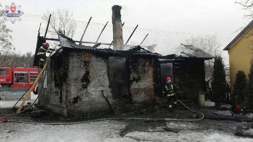 Pogonów pożar domu