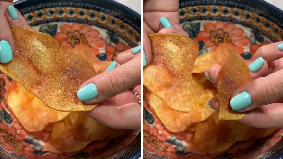 Przepis na chrupiące, domowe chipsy z TikToka