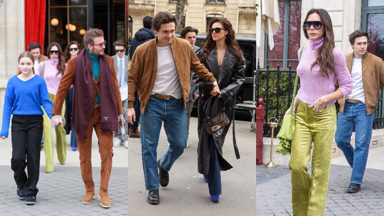 Rodzinne scenki w Paryżu - neonowi Beckhamowie świętują 24. urodziny Brookylna (ZDJĘCIA)