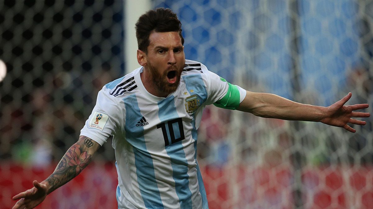 Lionel Messi w barwach reprezentacji Argentyny