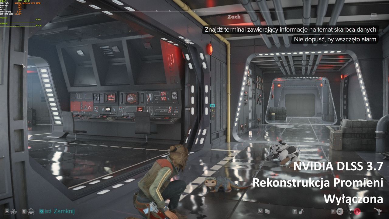 Star Wars Outlaws (PC) -  porównanie ustawień odszumiania 2 - DLSS RR OFF