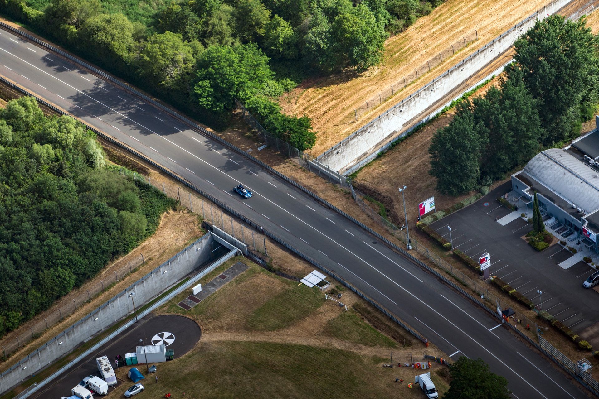 24h Le Mans 2023 widziane ze sterowca Goodyear Blimp