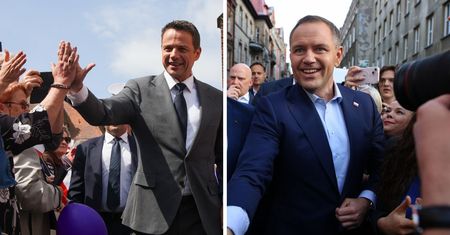Trzaskowski na prowadzeniu, Nawrocki tuż za nim. Jest też zaskoczenie