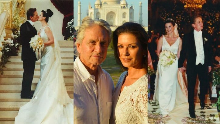 Catherine Zeta Jones uczciła SREBRNE GODY z Michaelem Douglasem