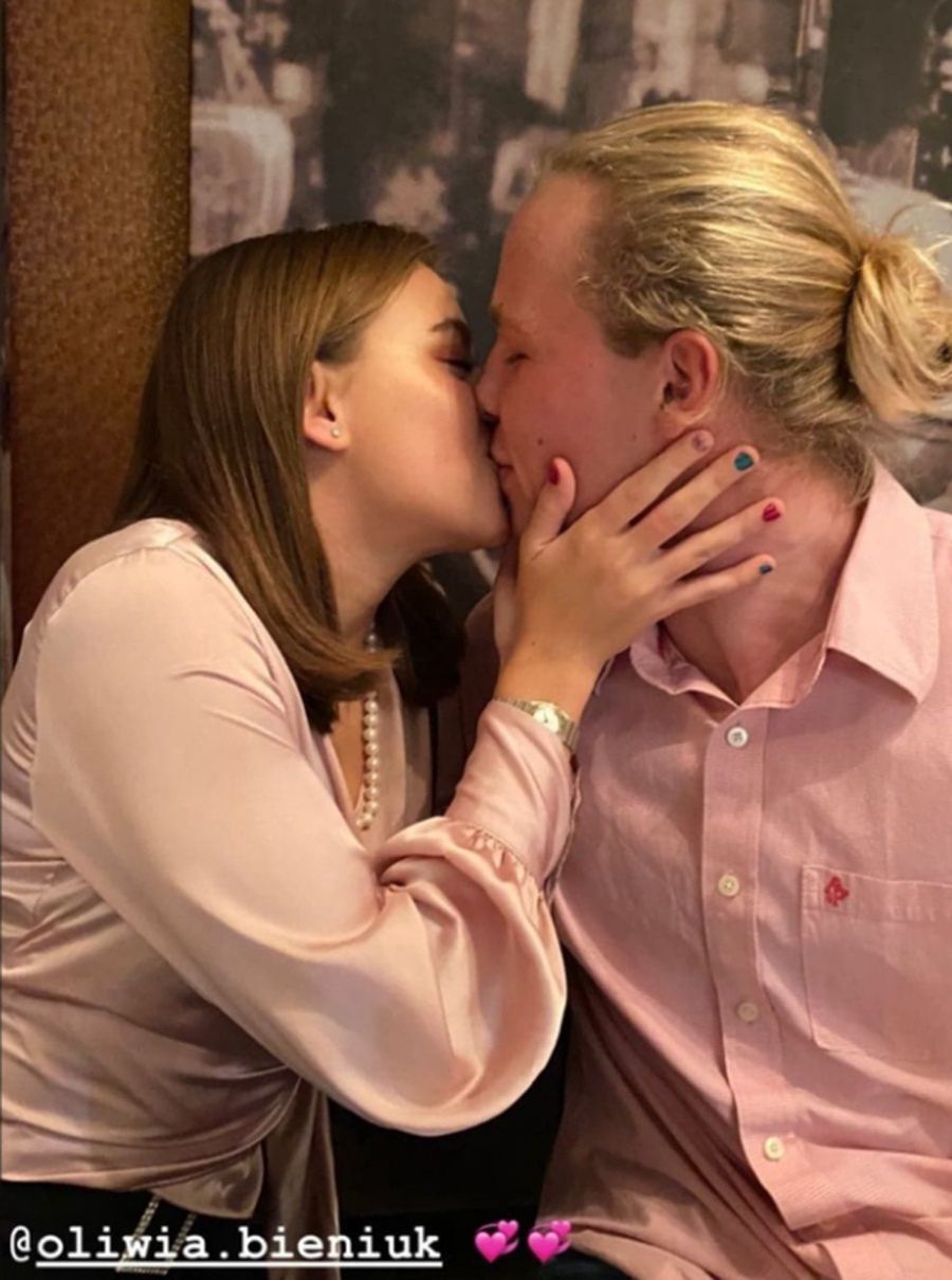 Oliwia Bieniuk i Michał Krasodomski