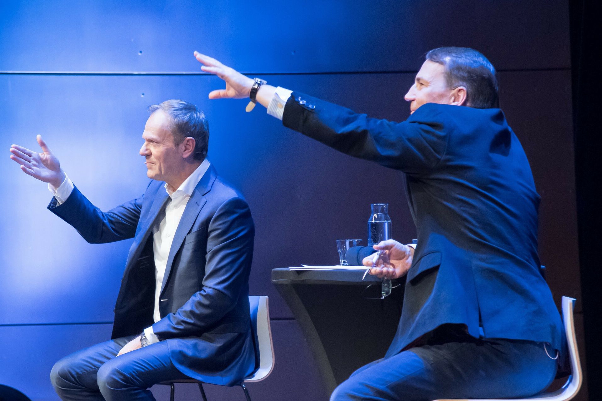 Na zdjęciu Donald Tusk i Radosław Sikorski. 