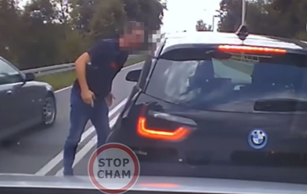 "Marka przypadkowa". Tak zachował się kierowca BMW. Awantura na drodze