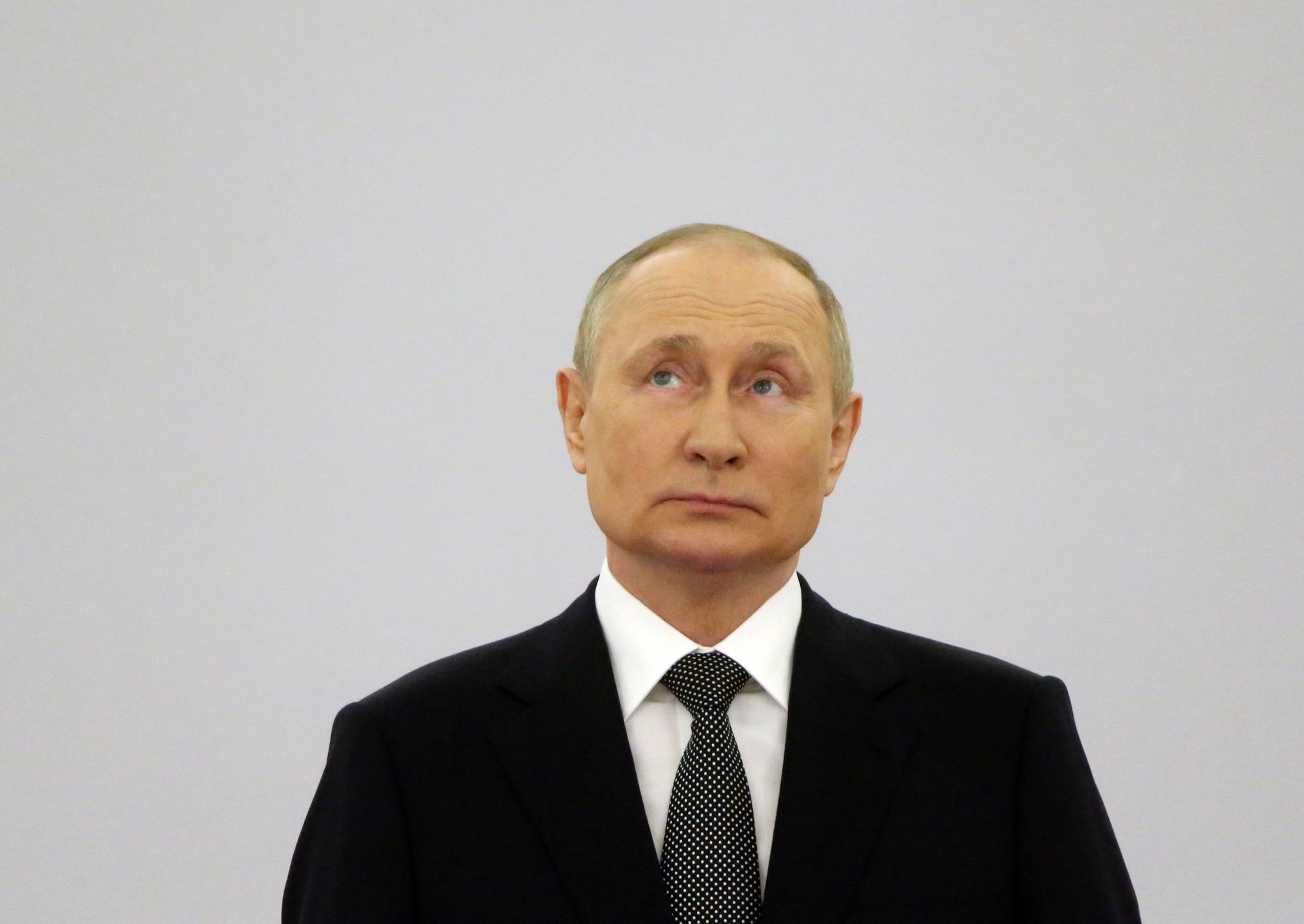 President Putin Of Russia Marks Russia Day At State Awarding Ceremony
MOSCOW, RUSSIA - JUNE 12: (RUSSIA OUT) Russian President Vladimir Putin attends the State Awarding Ceremony at the Grand Kremlin Palace, June,12,2022, in Moscow, Rusia. Russia Day, celebrated annually on 12 June since 1992, commemorates the adoption of the Declaration of State Sovereignty of the Russian Soviet Federative Socialist Republic (RSFSR) (Photo by Contributor/Getty Images)
Contributor