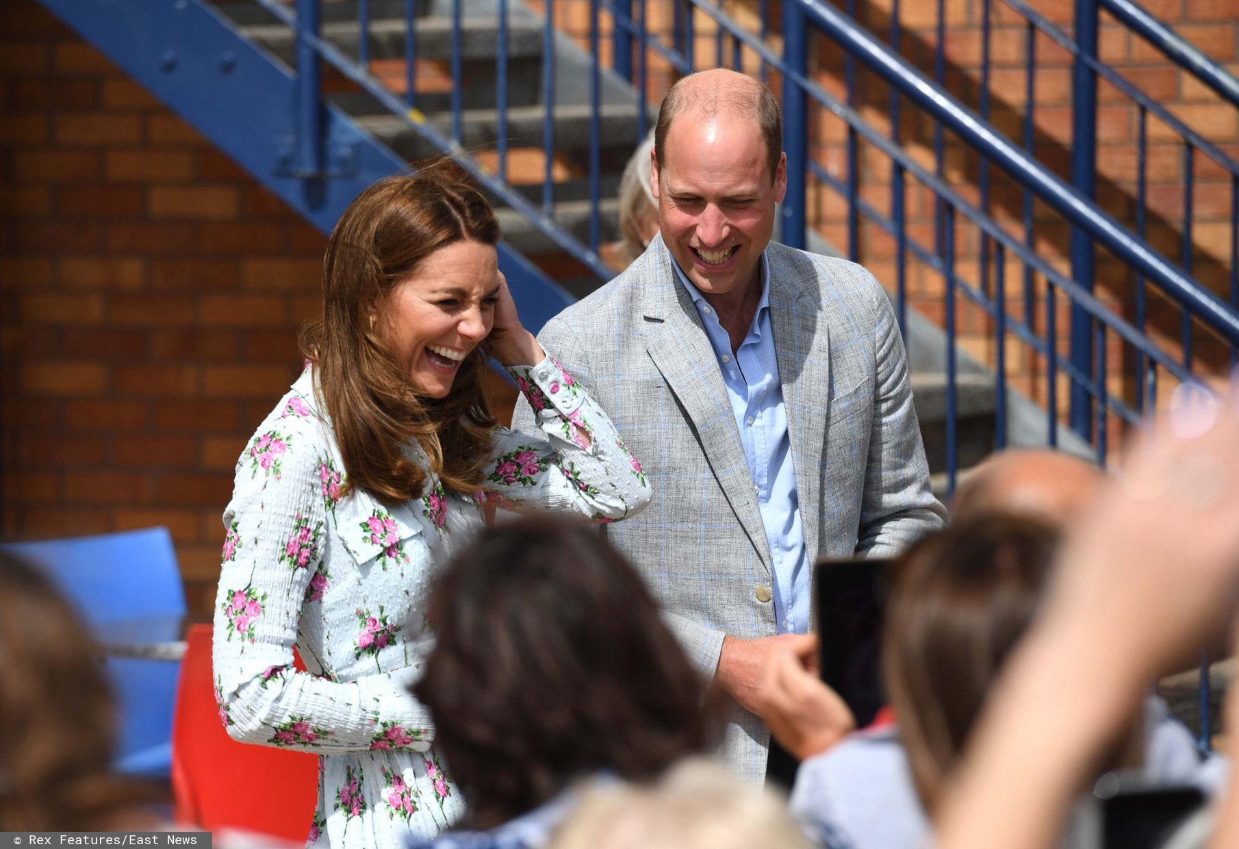 Książę  William i Kate Middleton odwiedzają salon gier