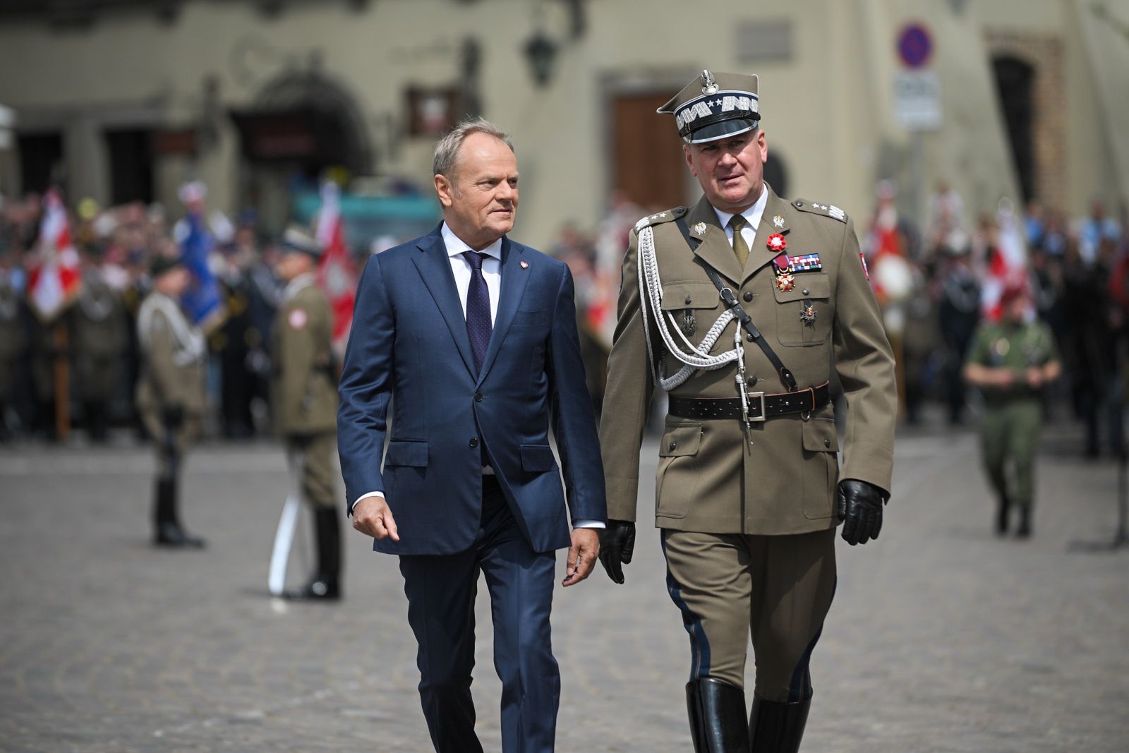 Donald Tusk, Tomasz Dominikowski
Marcin Obara
3 Maja, obchody, plac zamkowy, Trzeci Maja
