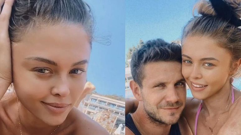 Joanna Opozda i Antek Królikowski na wakacjach w Grecji