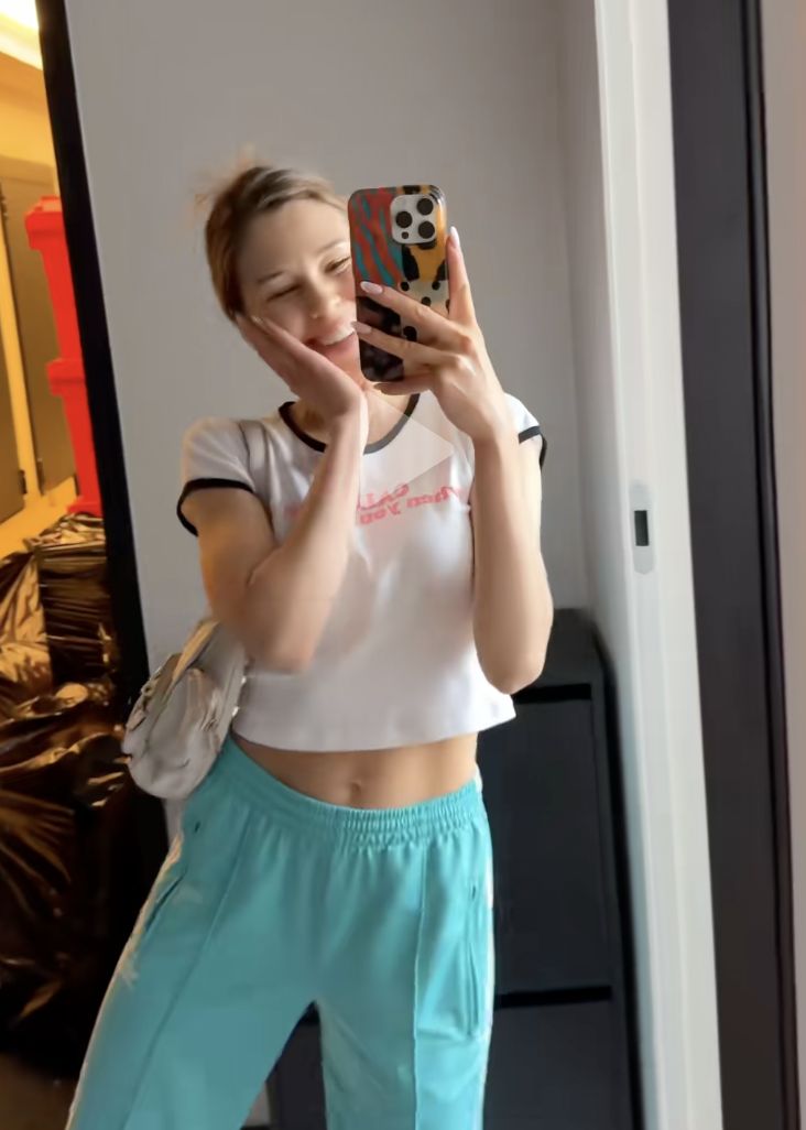 Maria Jeleniewska w nowym mieszkaniu