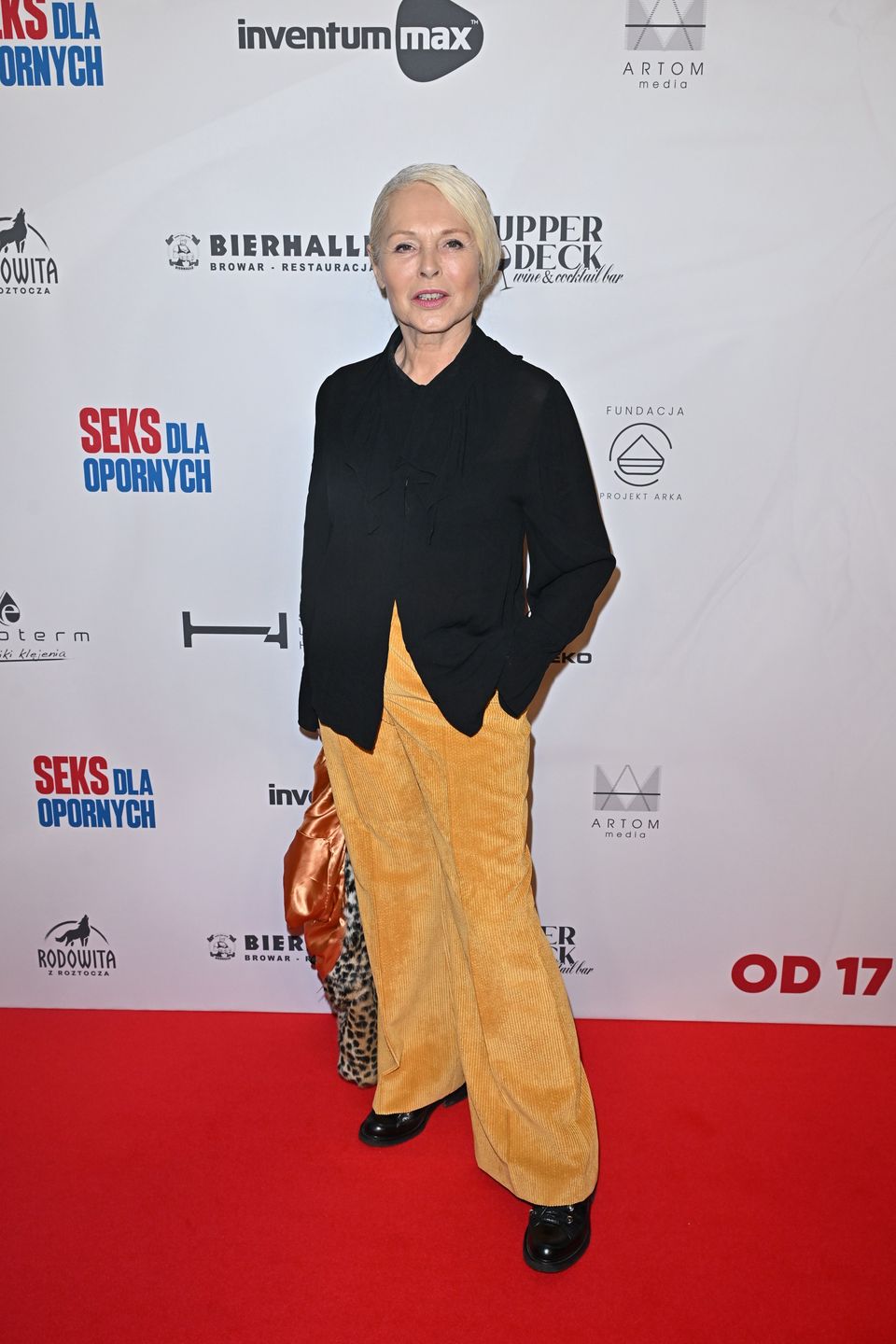 Katarzyna Walter na premierze filmu "Seks dla opornych"