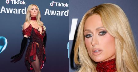 Paris Hilton świeci odkrytym dekoltem na gali rozdania nagród TikToka. Jest ogień? (ZDJĘCIA)