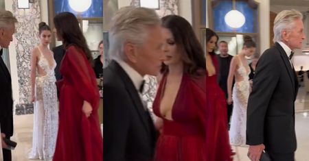 Internauci krytykują Michaela Douglasa za to, jak potraktował żonę: "Co za BRAK MANIER". Wszystko się nagrało (WIDEO)