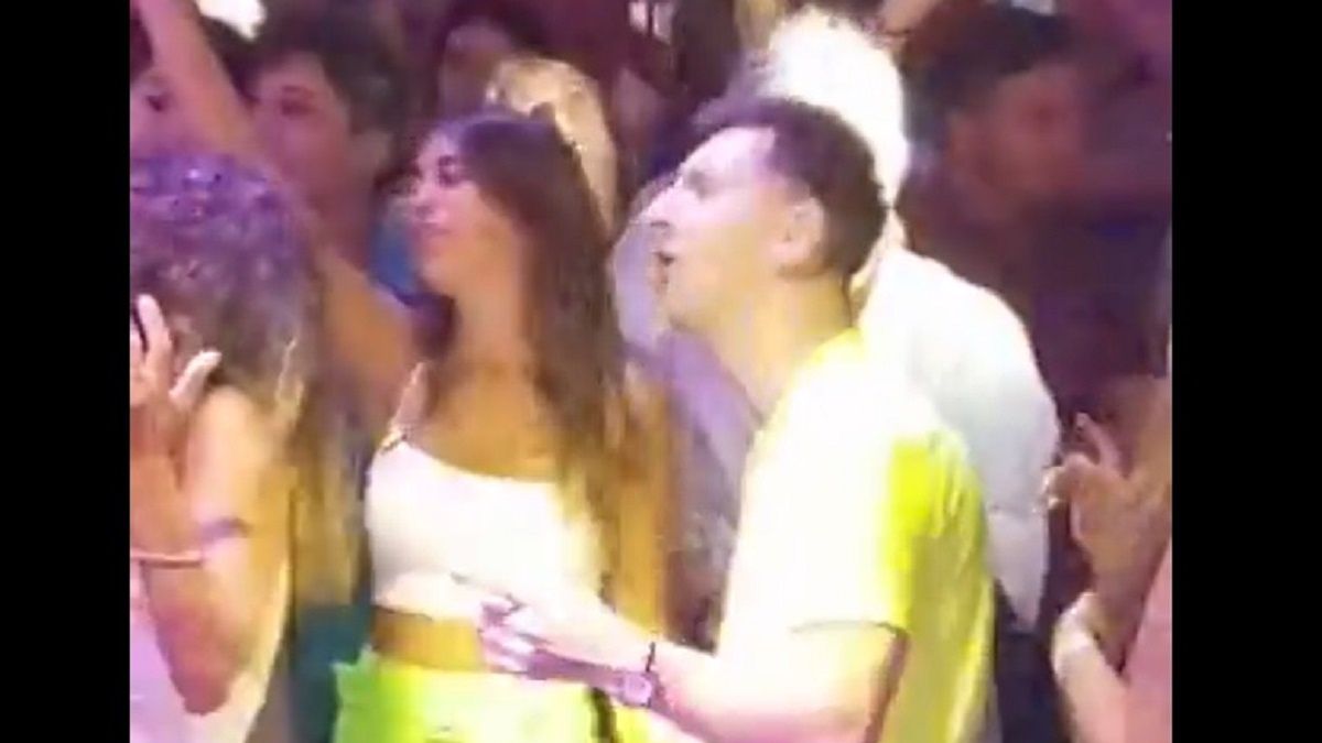 Lionel Messi na tanecznym parkiecie