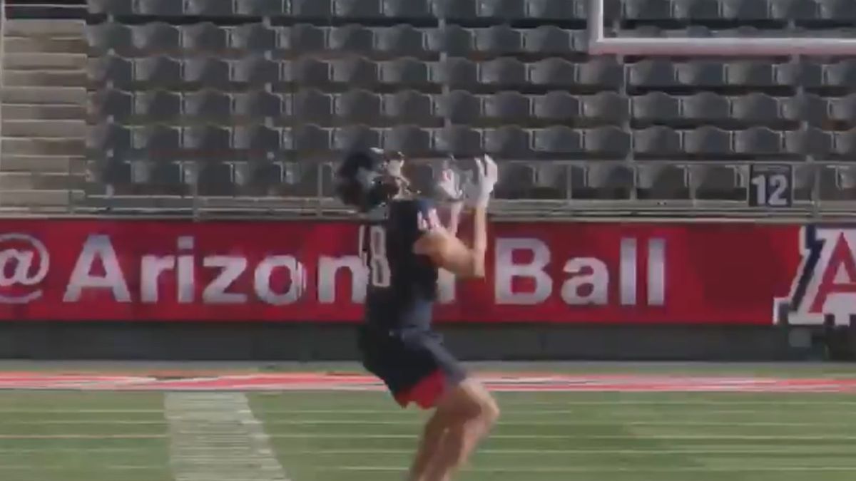 Rob Gronkowski pobijający rekord świata