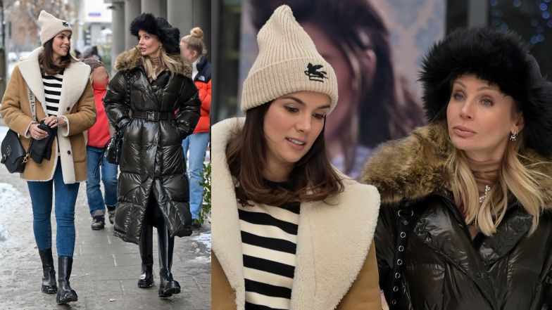 Agnieszka Woźniak-Starak i Paulina Krupińska przed "DDTVN"