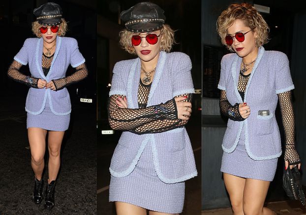 Rita Ora marznie w Londynie... (FOTO)