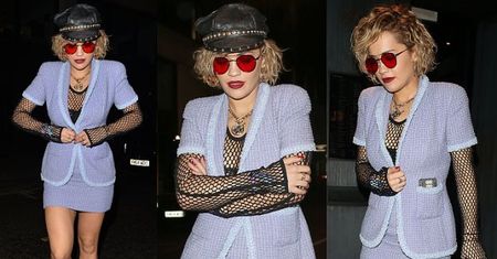 Rita Ora marznie w Londynie... (FOTO)