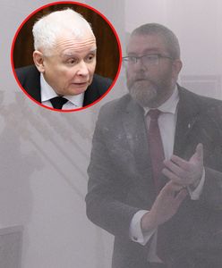 Kaczyński atakuje koalicję za wyczyn Brauna. Jest riposta