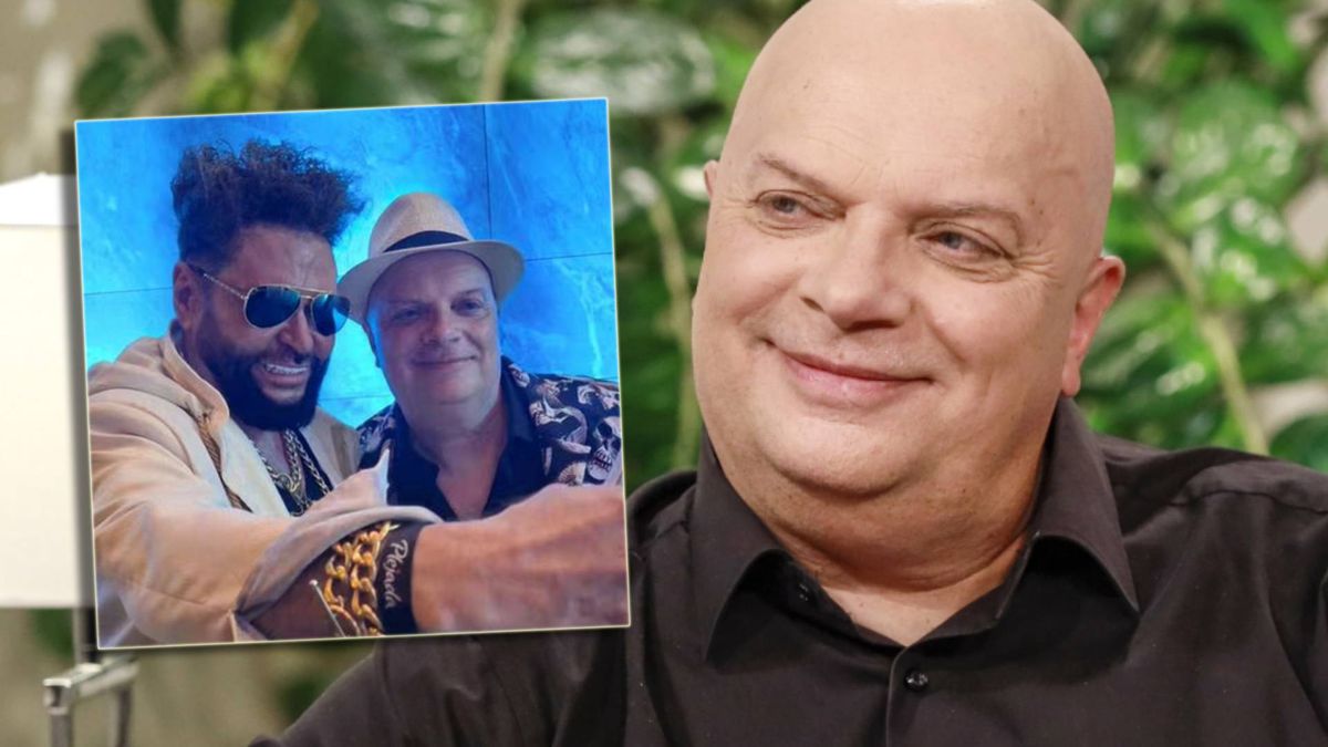 Krzysztof Skiba zrobił sobie fotkę z Rutkowskim (fot. AKPA)