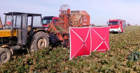 Tragiczny wypadek podczas prac polowych