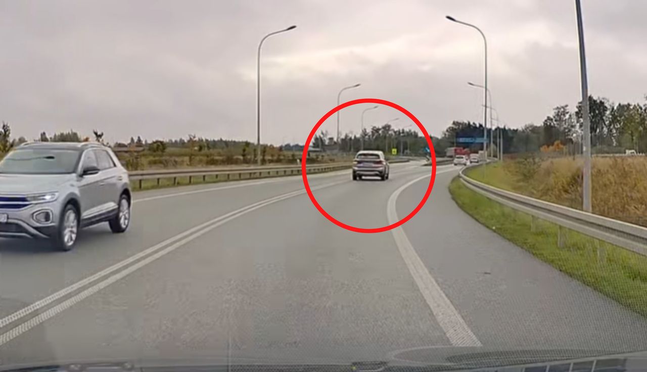 "Jak można aż tak?". Szokujące nagranie z A1