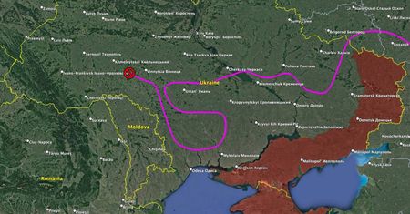 Dziwna trajektoria pocisku Ch-101 w Ukrainie. Rosjanie mieli w tym swój cel