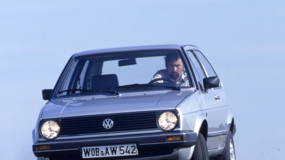 Volkswagen Pindera zaczął życie jako zwykły golf - taki jak ten na zdjęciu